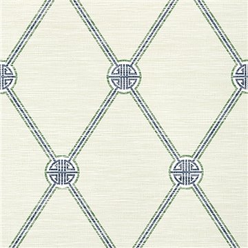 Turnberry Trellis Beige and Green T13352
