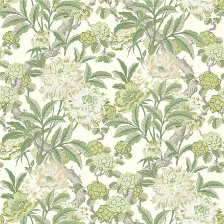 Summer Peony Green BW45095-3 Summer Peony Green BW45095-3