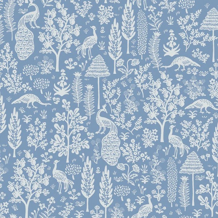 Menagerie Toile Blue and White RP7370