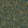Menagerie Toile Emerald and Metallic Gold RP7373