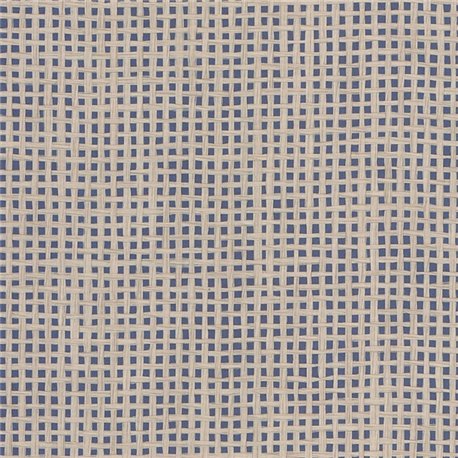 Waffle Weave Navy Beige 85532 Waffle Weave Navy Beige 85532