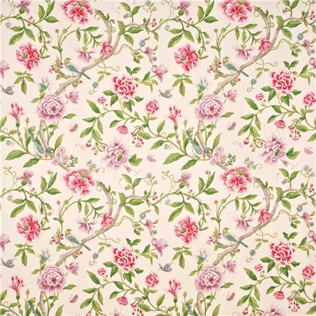 Porcelain Garden Magenta-Leaf Green DCAVPO206 Porcelain Garden Magenta-Leaf Green DCAVPO206