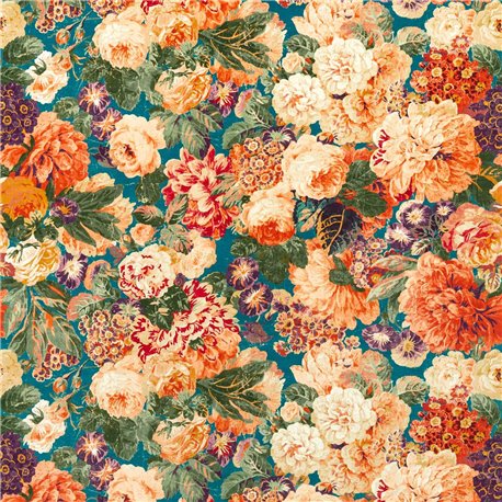 Very Rose and Peony Kigfisher-Rowan Berry DOSF226882 Very Rose and Peony Kigfisher-Rowan Berry DOSF226882