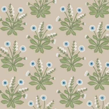 Meadow Flowers Linen Blue AC9154