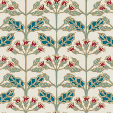 Tracery Blooms Cream Multi AC9111