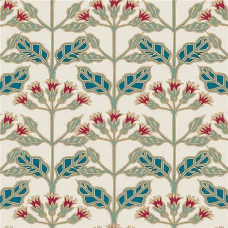 Tracery Blooms Cream Multi AC9111