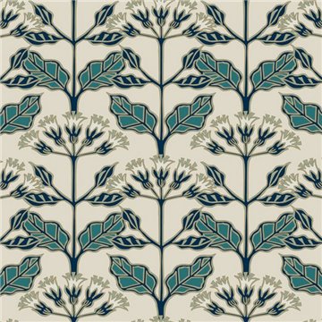 Tracery Blooms Linen AC9112
