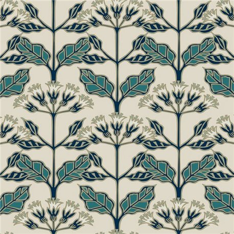 Tracery Blooms Linen AC9112