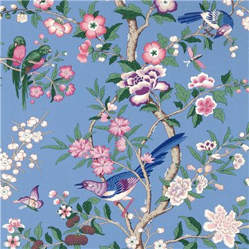 Chinoiserie Hall Blueberry Purple DWAW217111