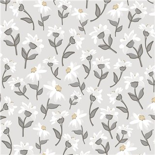 H0673 Dancing Daisies Grey