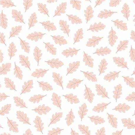 H0693 Oak Leaves Light Pink