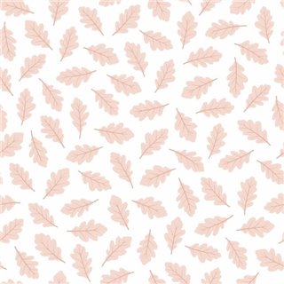 H0693 Oak Leaves Light Pink
