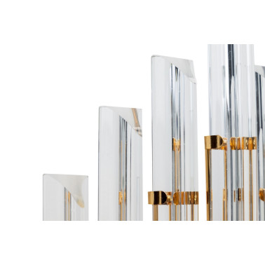 APLIQUE METAL CRISTAL...