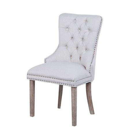 SILLA LINO CAPITONE BEIGE ALBANY REF-914021