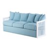 SOFA CAOBA BLANCO-AZUL TRONDHEIM REF-919014