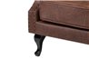 SILLON PU MARRON PATAS MADERA REF-800102