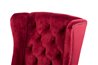 SILLA VELVET CAPITONE ROJO NELSON REF-914010