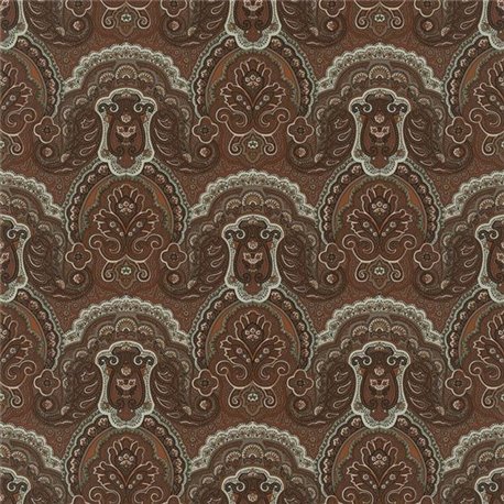 PRL034-02 CRAYFORD PAISLEY - STONE