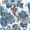 Floral Gala Navy and White F910213