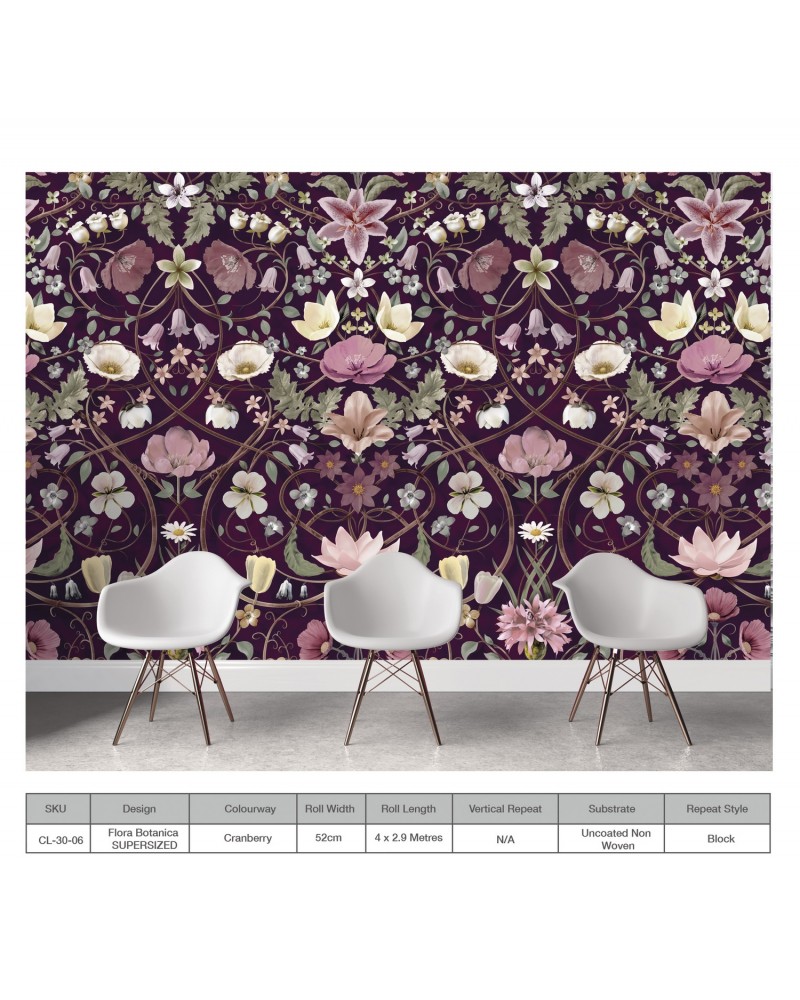 FLORA BOTANICA NOIR SUPERSIZED