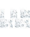 ANIMAL WALLPAPER - MAGICAL FOREST - SOFT TEAL