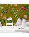 WALLPAPER - GARDEN OF EDEN - OLIVE GOLD