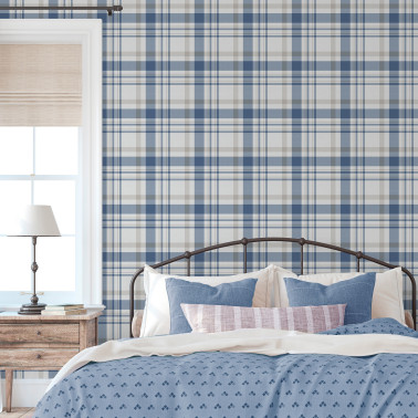 Plaid Blue 1906-2