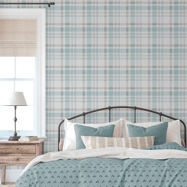Plaid Turquoise 1906-1
