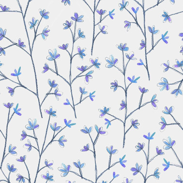 Ophelia Bluebell Linen