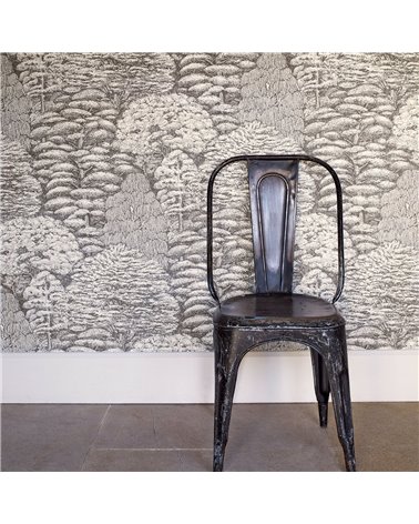 Woodland Toile Ivory Charcoal DWOW215716