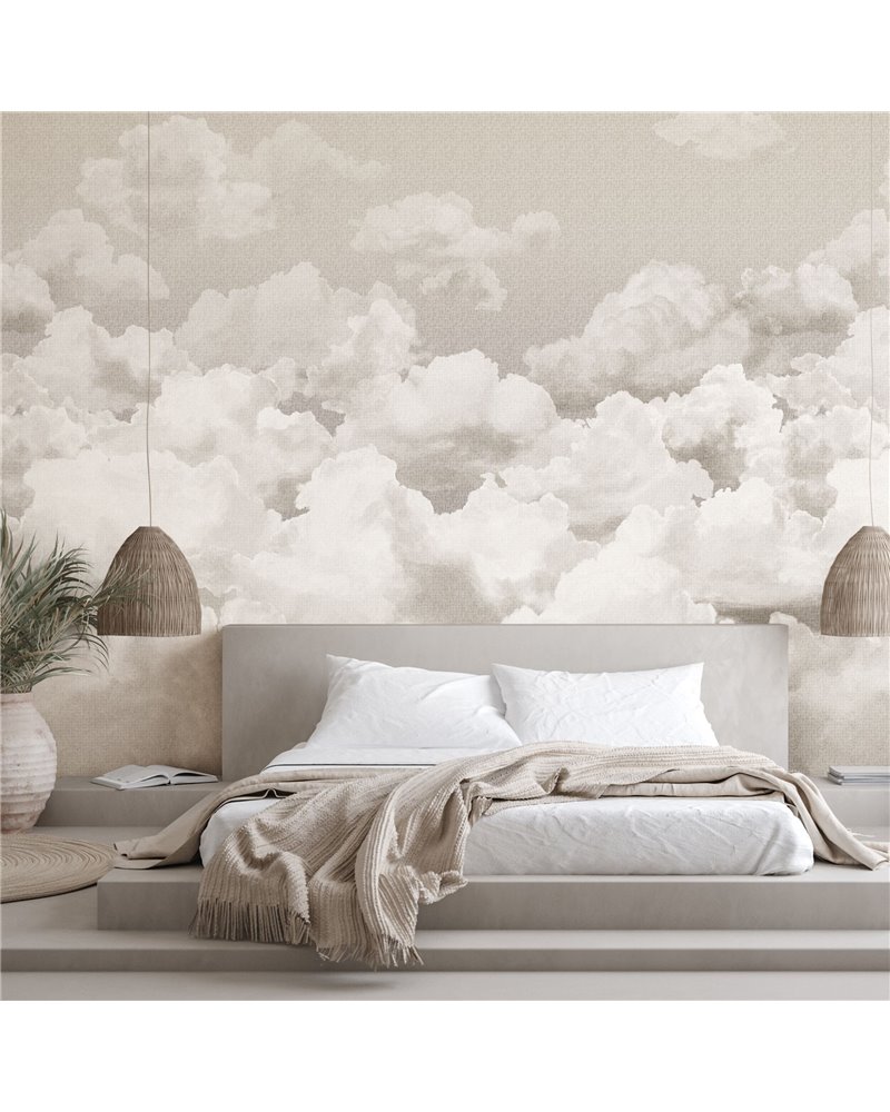 Clouds Taupe Grey 26783