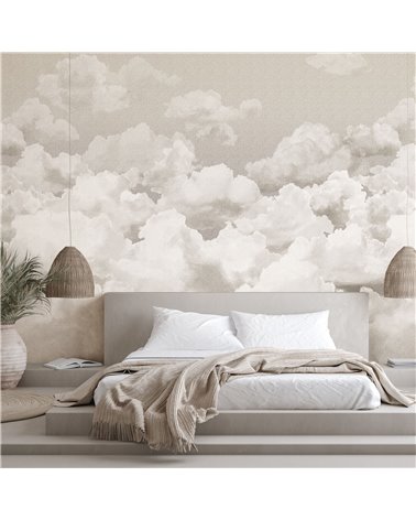 Clouds Taupe Grey 26783