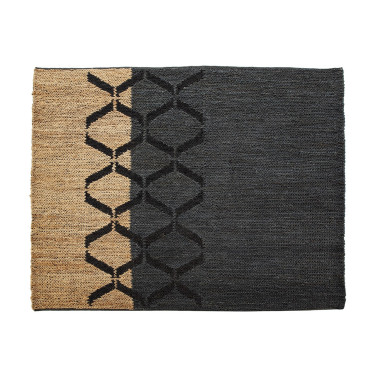 ALFOMBRA 200X250 YUTE NEGRO/NATURAL REF.-82002-00