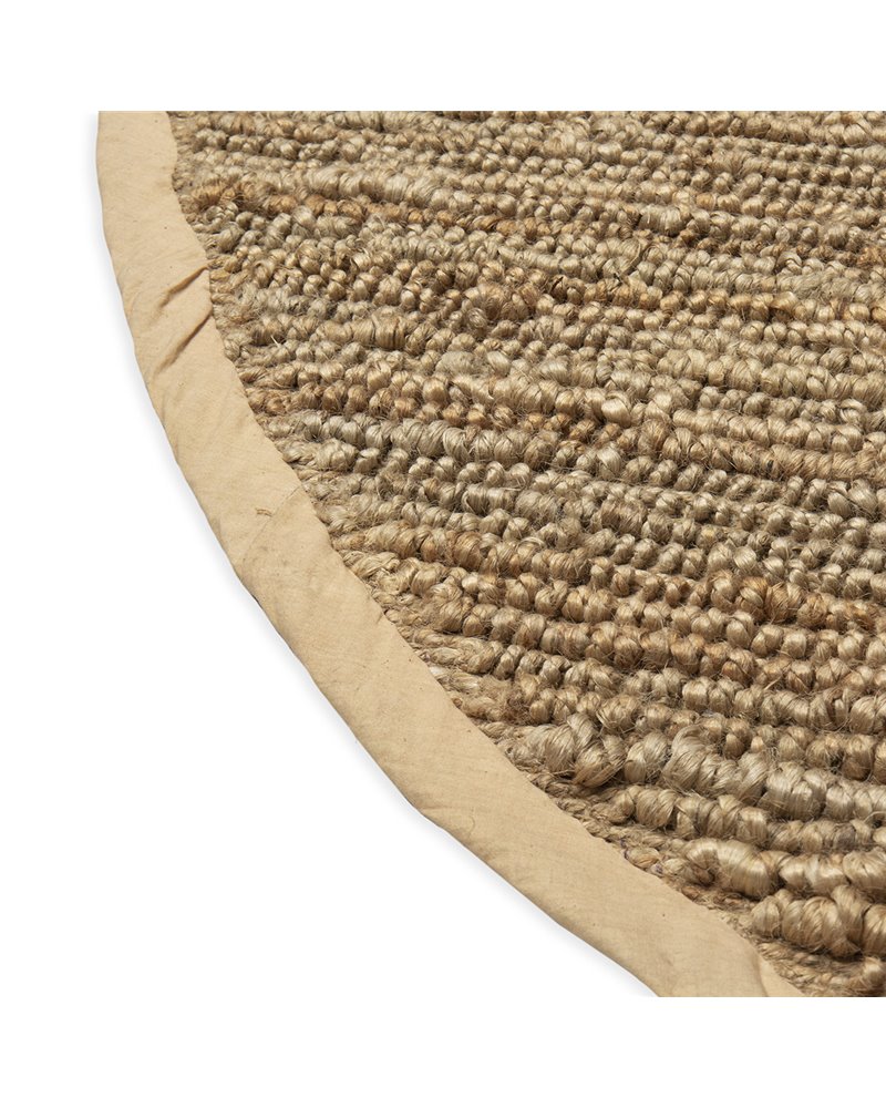 ALFOMBRA 250X250 YUTE/ALGODÓN NATURAL REF.-80934-00