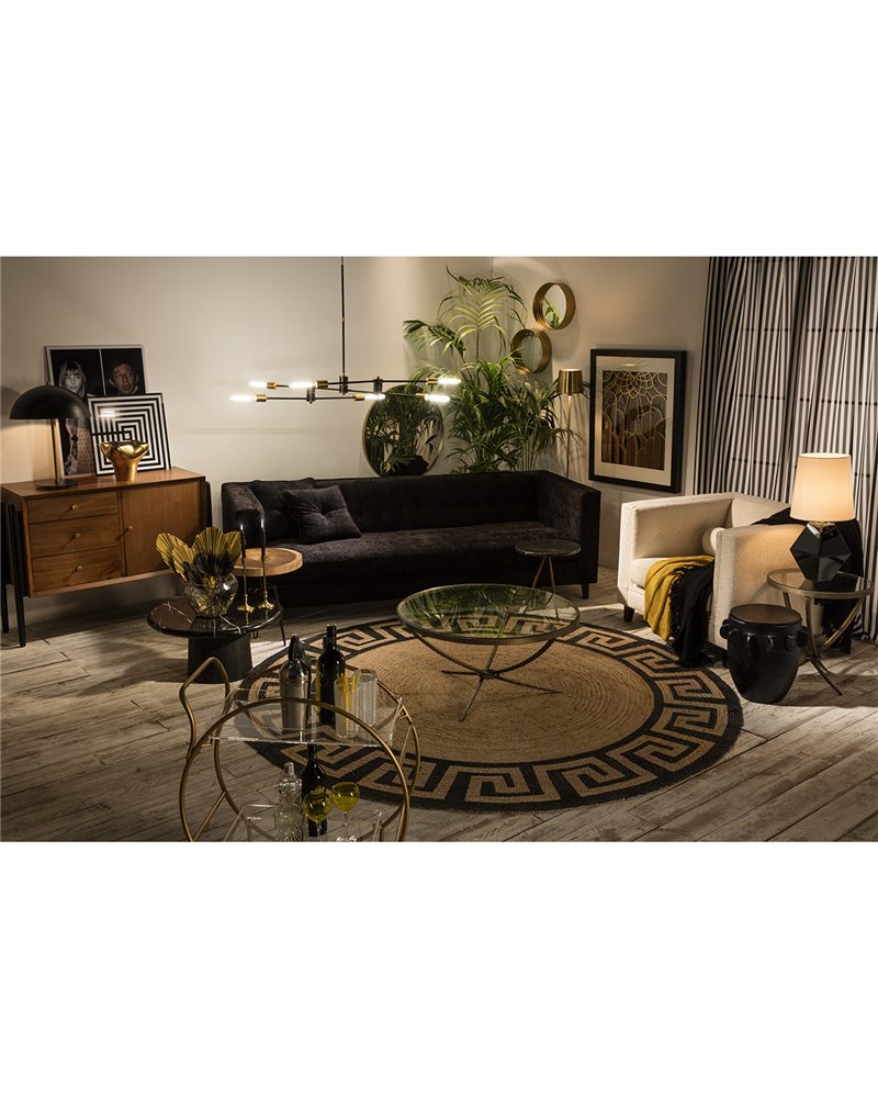 ALFOMBRA 250X1X250 YUTE NATURALNEGRO REF.-80928-00