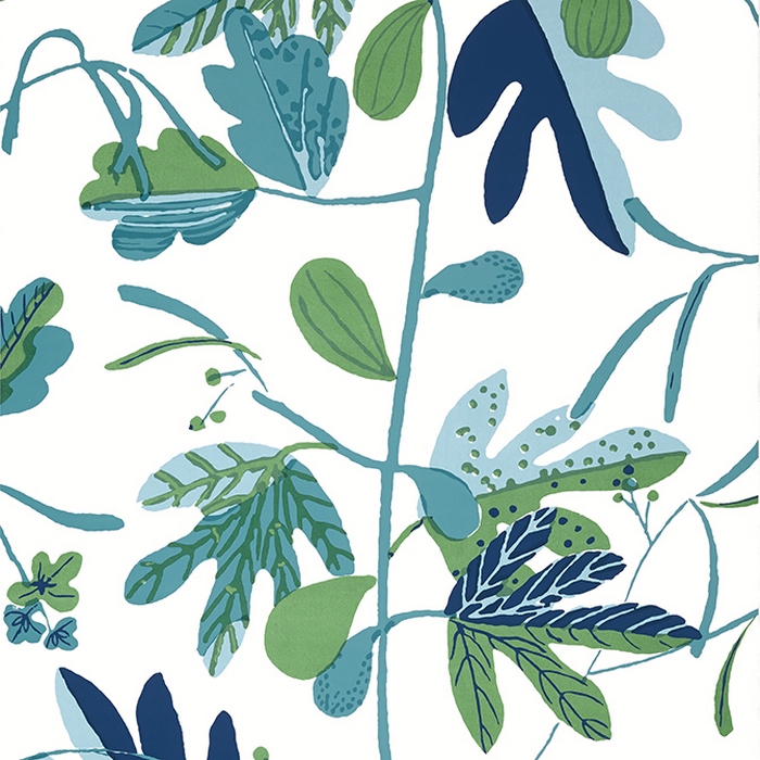 Matisse Leaf Green and Blue T16209