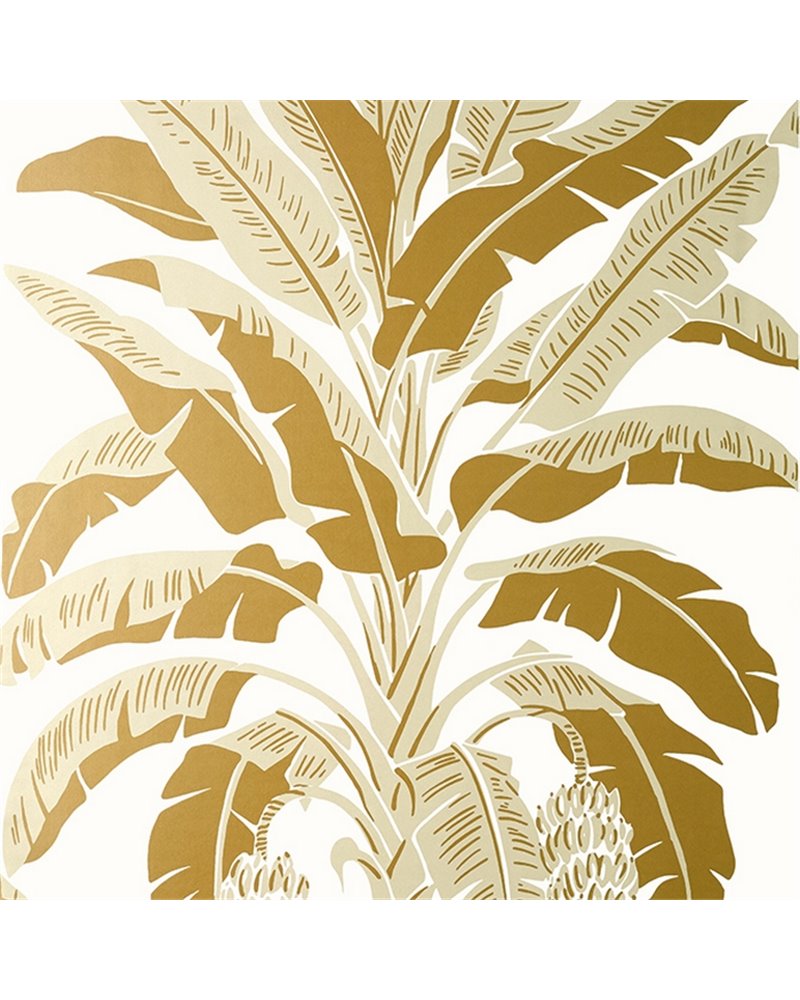 Banana Tree Metallic Gold T13919