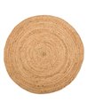 ALFOMBRA NATURAL YUTE DECORACIÓN 200 X 200 X 1 CM REF.-106831
