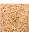 ALFOMBRA NATURAL YUTE DECORACIÓN 120 X 120 X 1 CM REF.-106829