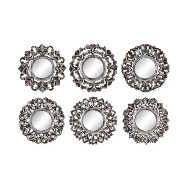 ESPEJO 6MM PLATA DM DECORACIÓN 30 X 2 X 30 CM R-608009