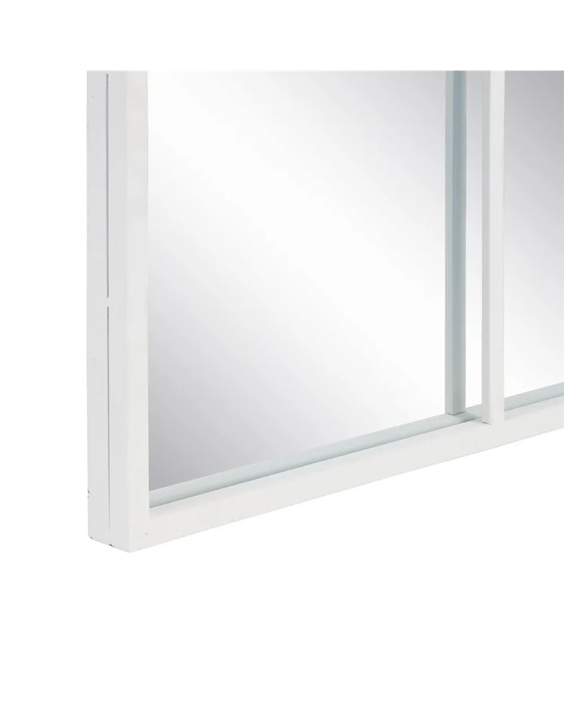 ESPEJO VENTANA BLANCO METAL-CRISTAL 90 X 3 X 180 CM R-605277