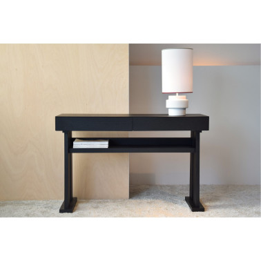 CONSOLA EN ROBLE COLOR NEGRO MATE REF. 34H2081N