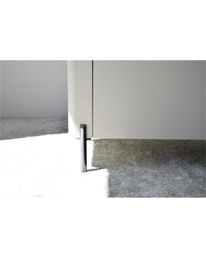 MUEBLE TV ROBLE EN TONO BLANCO ROTO MATE - Muebles Baena