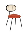 SILLA CALABAZA TEJIDO-METAL SALÓN 48 X 54 X 80 CM REF.605387