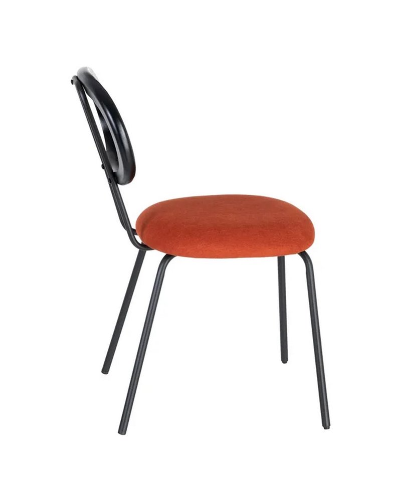 SILLA CALABAZA TEJIDO-METAL SALÓN 48 X 54 X 80 CM REF.605387