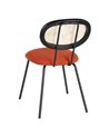 SILLA CALABAZA TEJIDO-METAL SALÓN 48 X 54 X 80 CM REF.605387