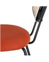 SILLA CALABAZA TEJIDO-METAL SALÓN 48 X 54 X 80 CM REF.605387