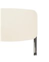 SILLA BLANCO ROTO METAL/ABS SALÓN 43,50 X 50 X 83 CM REF.608809