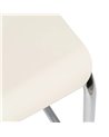 SILLA BLANCO ROTO METAL/ABS SALÓN 43,50 X 50 X 83 CM REF.608809