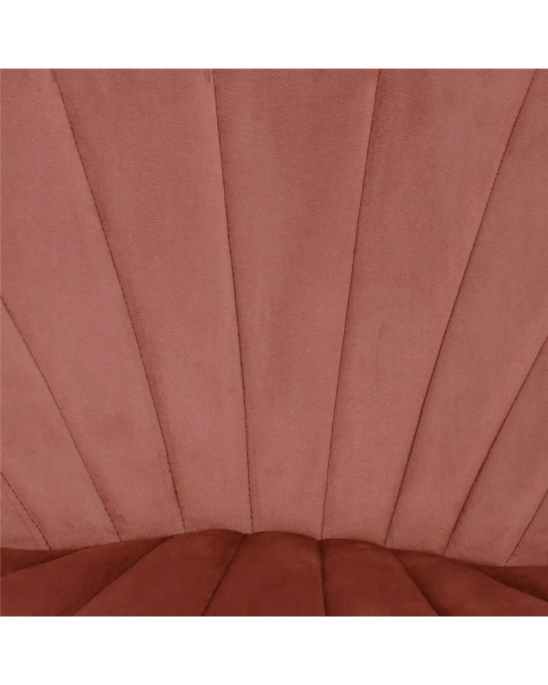 SILLA TERCIOPELO ROSA SALÓN 51 X 55 X 82 CM REF.605513